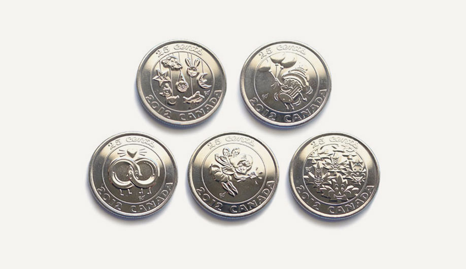 Gary Taxali’s coins for The Royal Canadian Mint