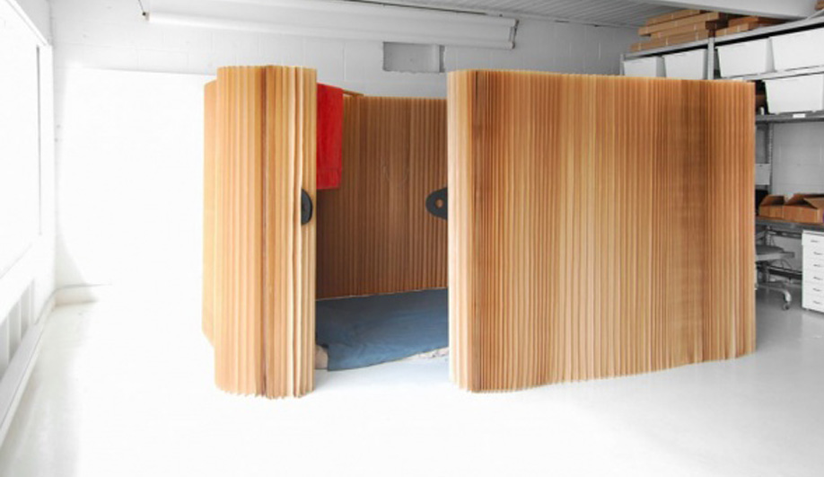 Molo’s Softshelter creates privacy in relief shelters