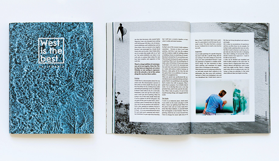 In 2014, Briand wrote West Is the Best, an exploration of the links between surfing and design, based on his travels in California.  