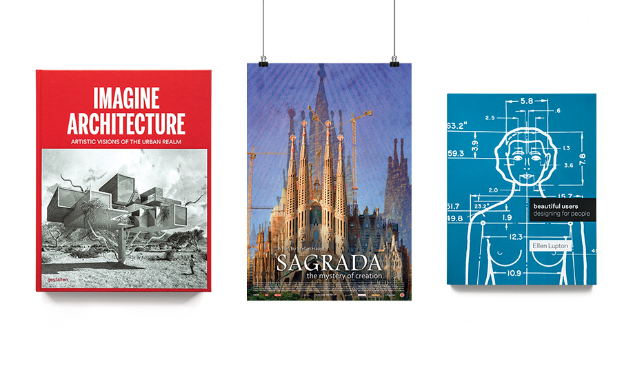 Designer Books: Imagine Architecture, Sagrada and Beautiful Users