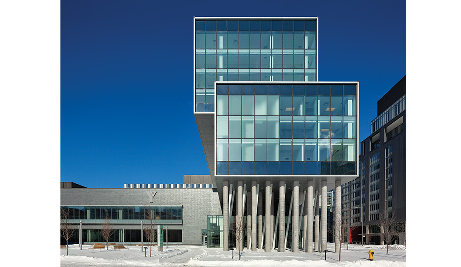 The George Brown College residence, by architects­Alliance, will house 500 students after the games.