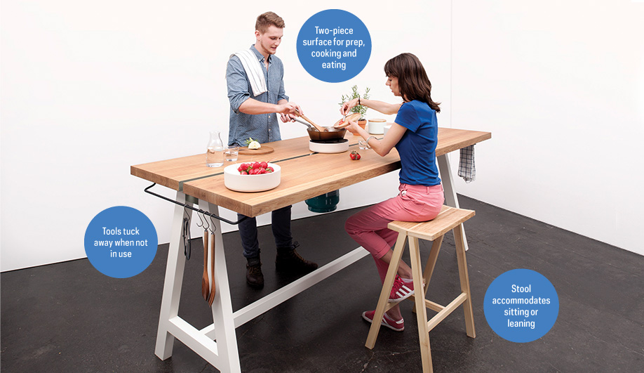 A Kitchen Table That Goes Back to Basics