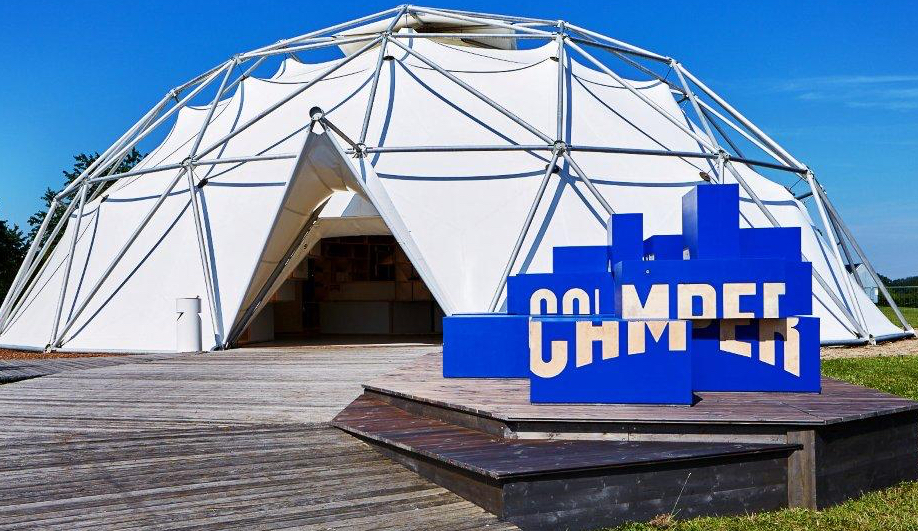Camper’s Pop-Up Shop in Vitra’s Geodesic Dome