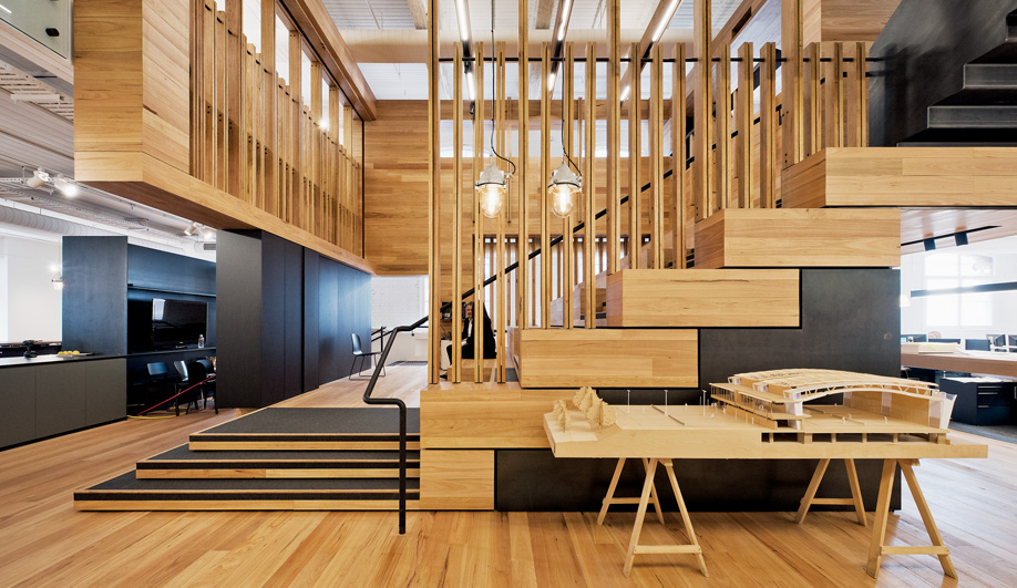 Cox Architecture’s Warm Wood-Clad HQ in Melbourne