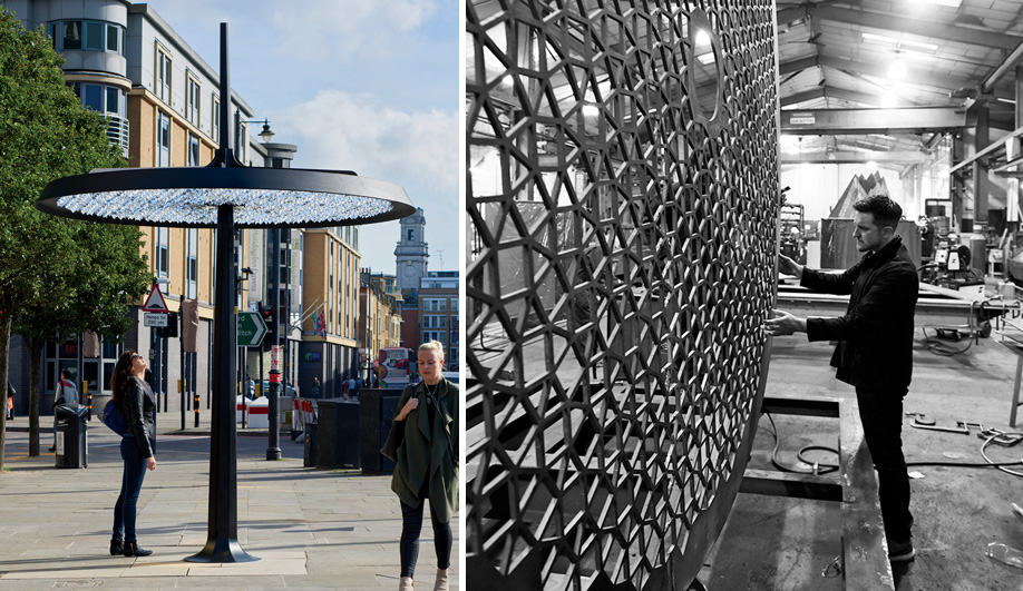 A Multimedia Light Post and Community Hub in London
