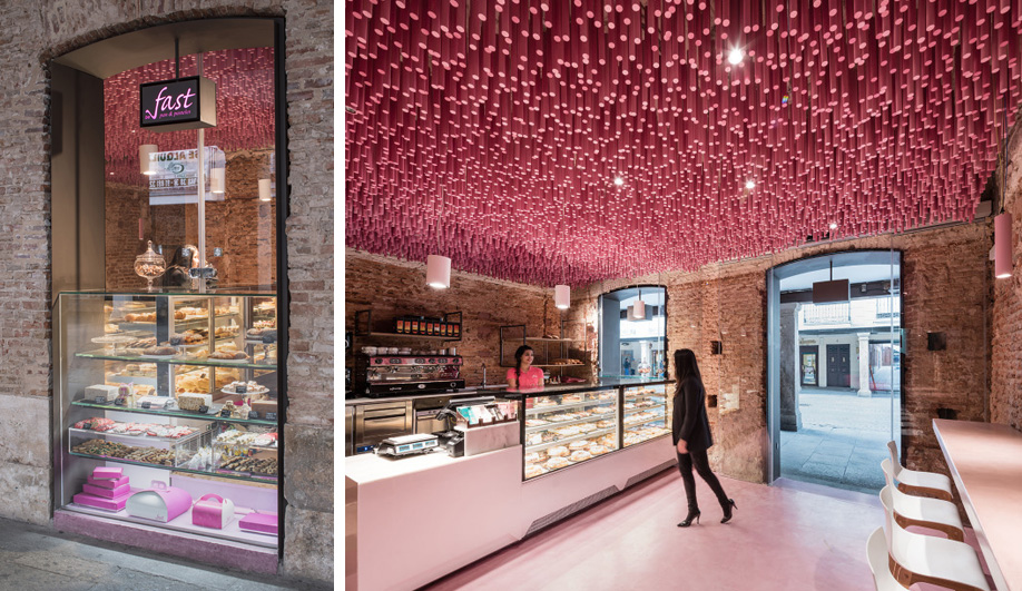 A Madrid Pastry Shop That’s Extra Pretty in Pink