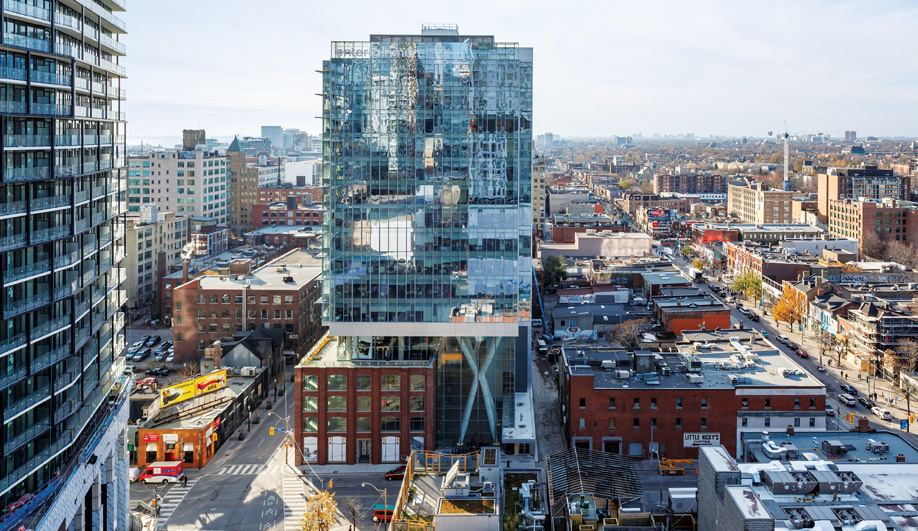 This Toronto Tower Incorporates Brick-and-Beam History