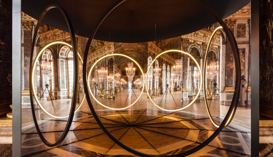 Your sense of unity, an installation from Eliasson's Versailles exhibit