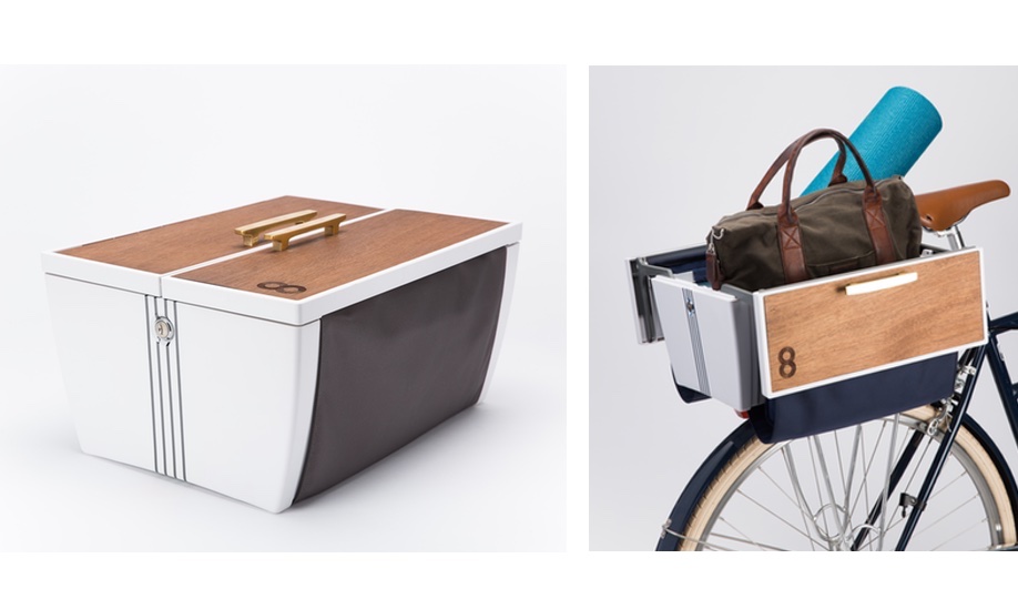 Cool bike accessories: the Buca Boot is inspired by a car trunk.