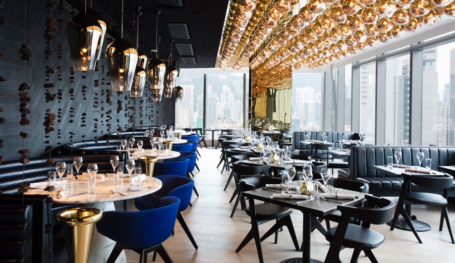 The Luxurious Alto Restaurant in Hong Kong by Tom Dixon