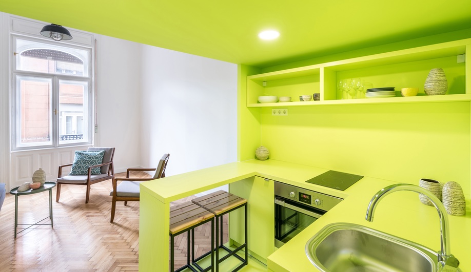 A 3-in-1 Apartment in Budapest Solves a Space Shortage