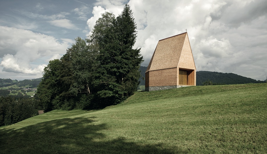 A Striking Hillside Chapel in Austria