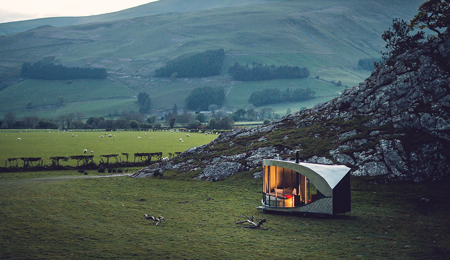 A Travelling Hotel in the Welsh Countryside