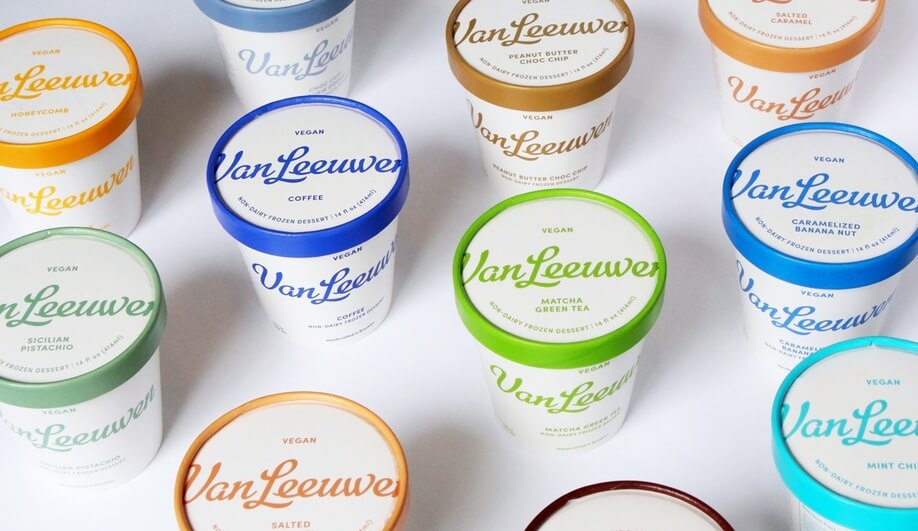 Van Leeuwen ice cream redesign by Pentagram
