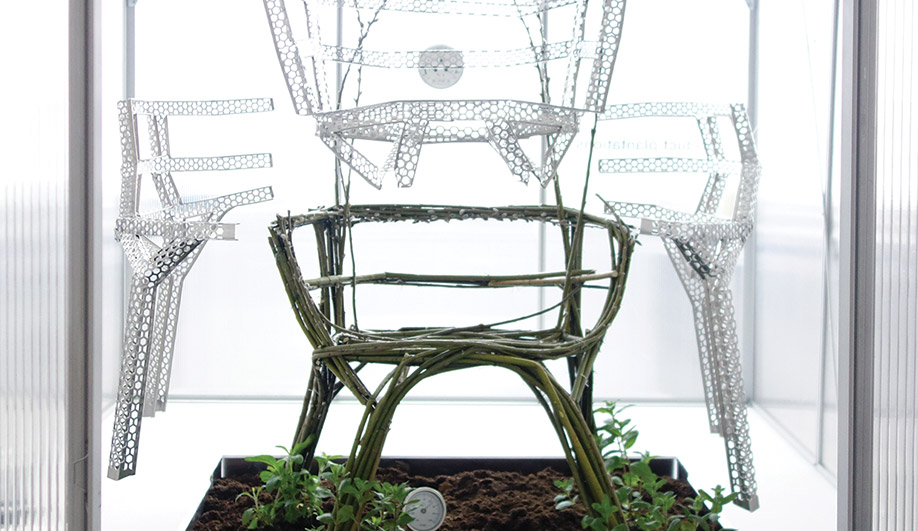 Originally created by Aisslinger in 2012, Chair Farm is a template for how furniture can be grown out of vines.