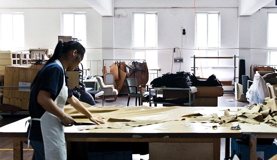 Some 200 craftspeople work at the factory, building furniture collections by the likes of Yabu Pushelberg, Neri&Hu and David Rockwell.
