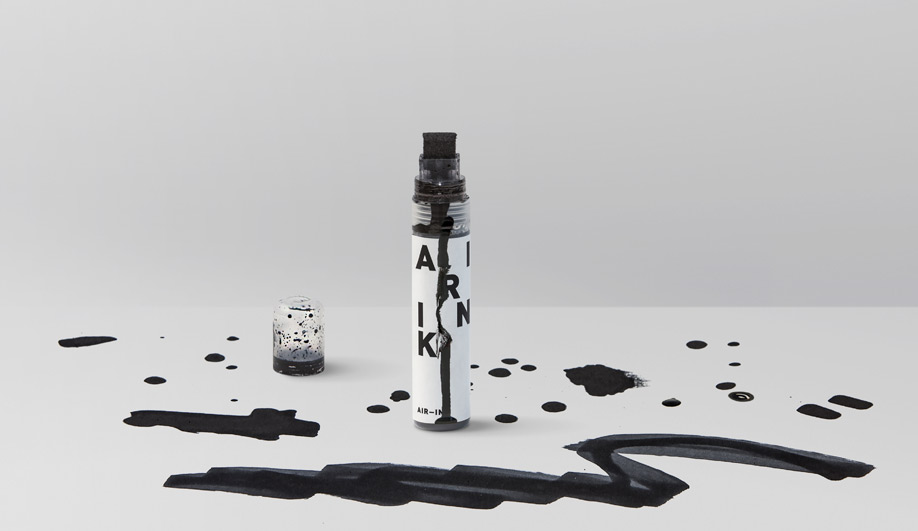 Graviky Ink uses turns air pollution into ink