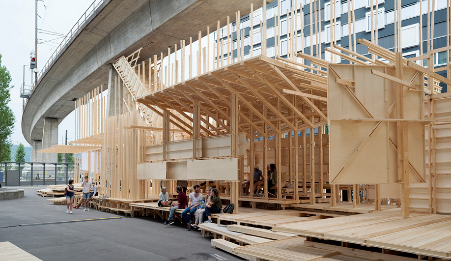 Meet House 2, a Gathering Space Built Under a Zurich Viaduct