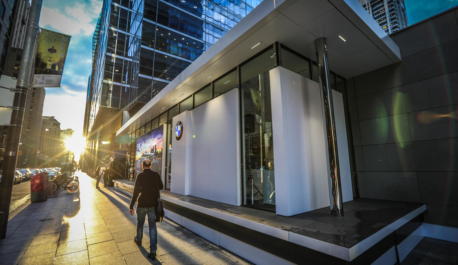 BMW Pavilion Touches Down in Toronto’s Financial District