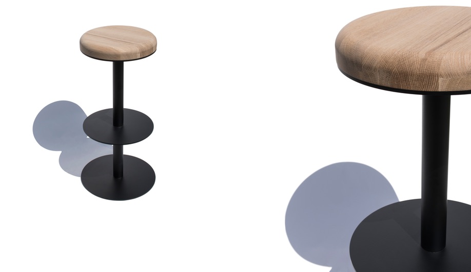 The Centric stool from Geoffrey Lilge's Div.12 collection