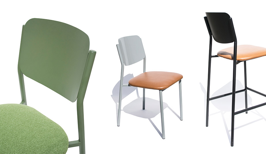 The Resto chair from Geoffrey Lilge's Div.12 collection