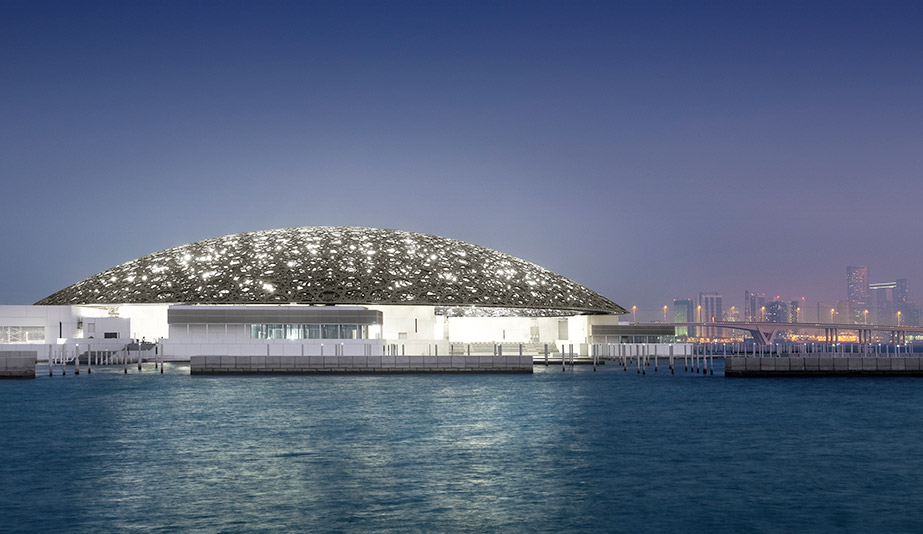 Louvre Abu Dhabi, by Ateliers Jean Nouvel, is one of the best buildings of 2017.
