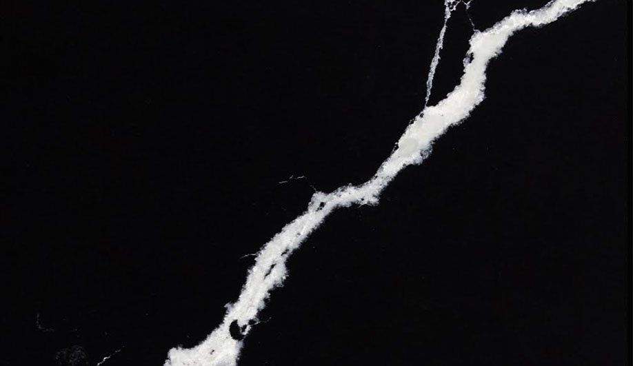 Nero Marquina quartz surfacing from Vicostone's 2018 Collection.