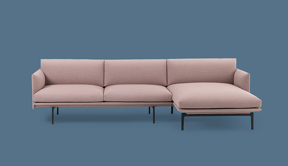 Outline Sofa Chaise Longue by Muuto