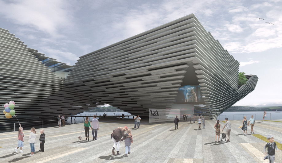 V&A Museum of Design Dundee, by Kengo Kuma Associates is one of our 10 Buildings to Watch in 2018.