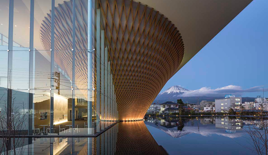 Mount Fuji World Heritage Center, by Shigeru Ban Architects