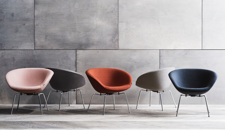 60th Anniversary collection by Fritz Hansen at the Stockholm Furniture Fair 2018