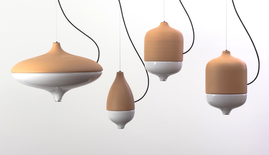 Pendant lamps launched at Light + Building 2018: T-Cotta by Hind Rabi