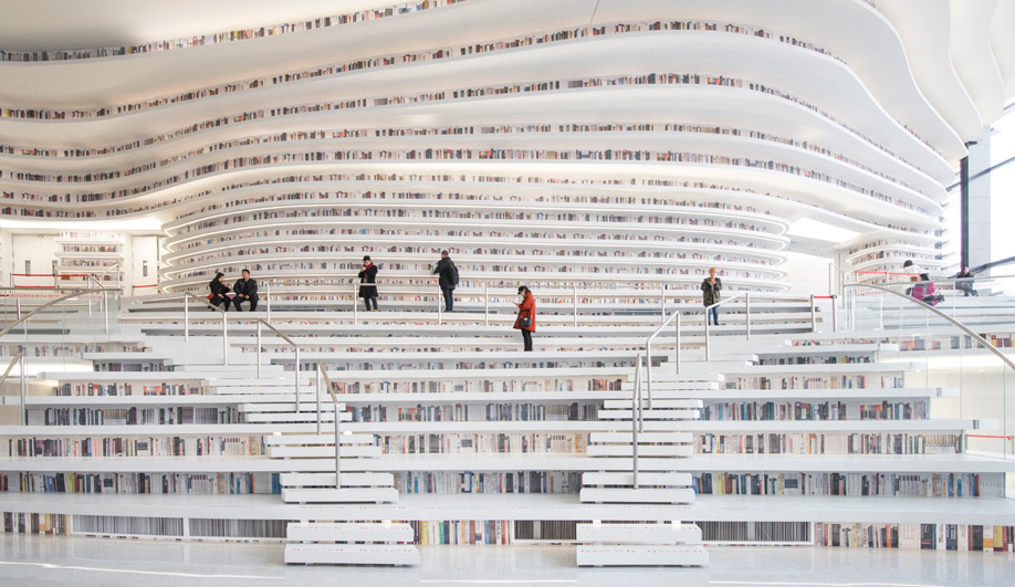 Tianjin Binhai Library, designed by MVRDV's Winy Maas