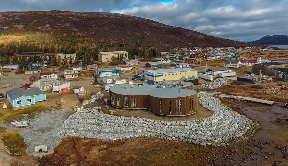 Illusuak Cultural Centre, in Nain, Newfoundland and Labrador, by Todd Saunders Architects