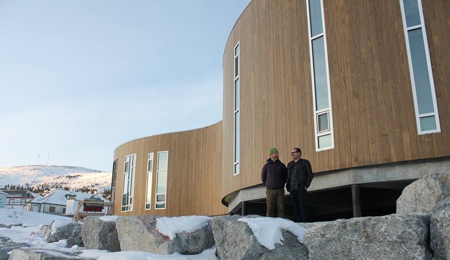 Illusuak Cultural Centre, in Nain, Newfoundland and Labrador, by Todd Saunders Architects