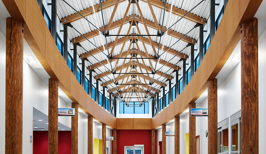 Just what is indigenous architecture? Here's Meno Ya Win Health Centre by Douglas Cardinal.