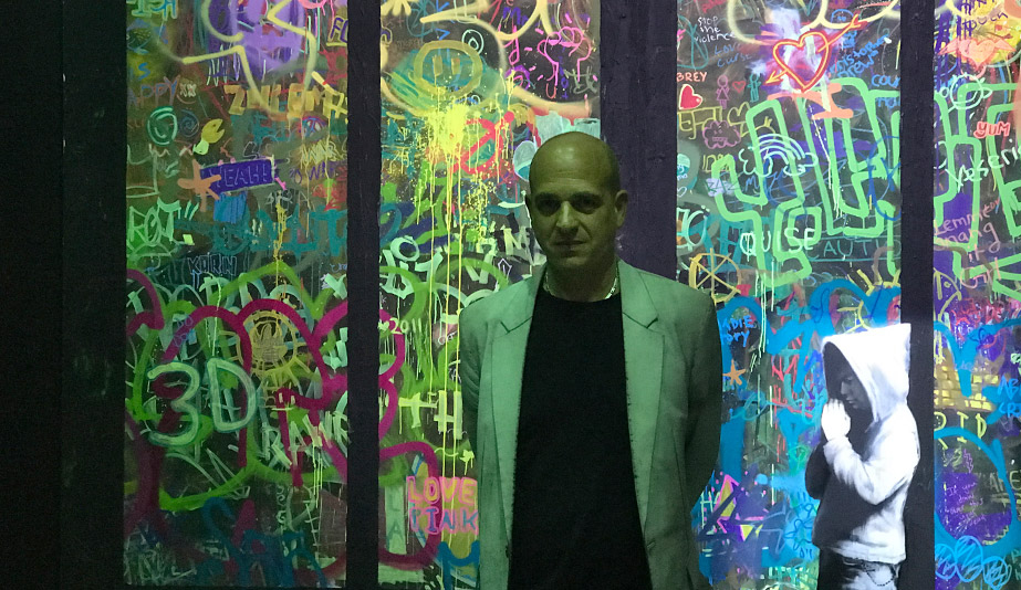 Steve Lazarides, the curator behind The Art of Banksy.
