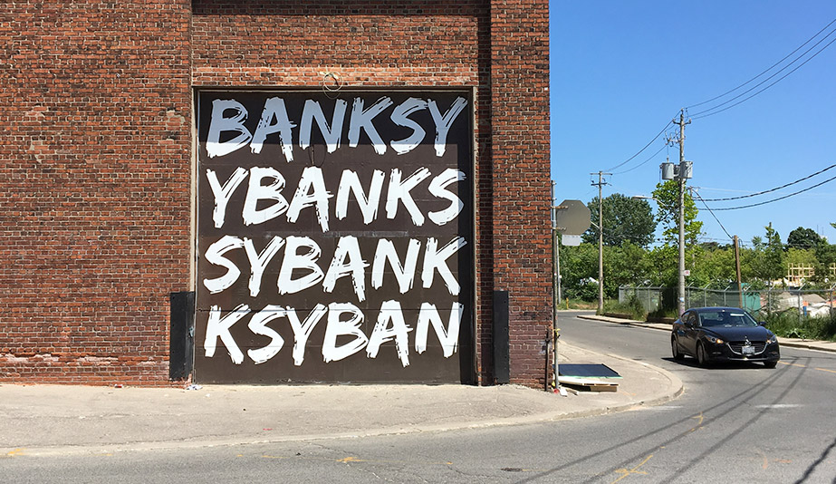 The Art of Banksy at 213 Sterling Road in Toronto