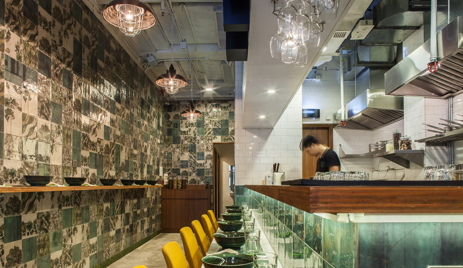 An Architect-Run Noodle Joint Inspired by Malaysian Textiles