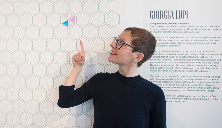 Information designer Giorgia Lupi