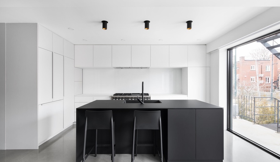 The kitchen in Bessborough House, an NDG reno by _naturehumaine