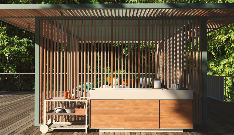 Contemporary Outdoor Kitchens: The Kettal PH1 Pavilion