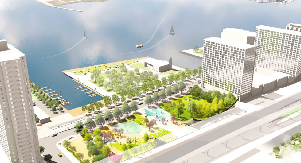 Toronto's New Waterfront Parks: Rees Landing