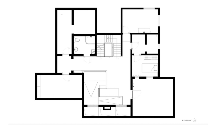 Dog House Design: Atelier About Architecture's floor plan