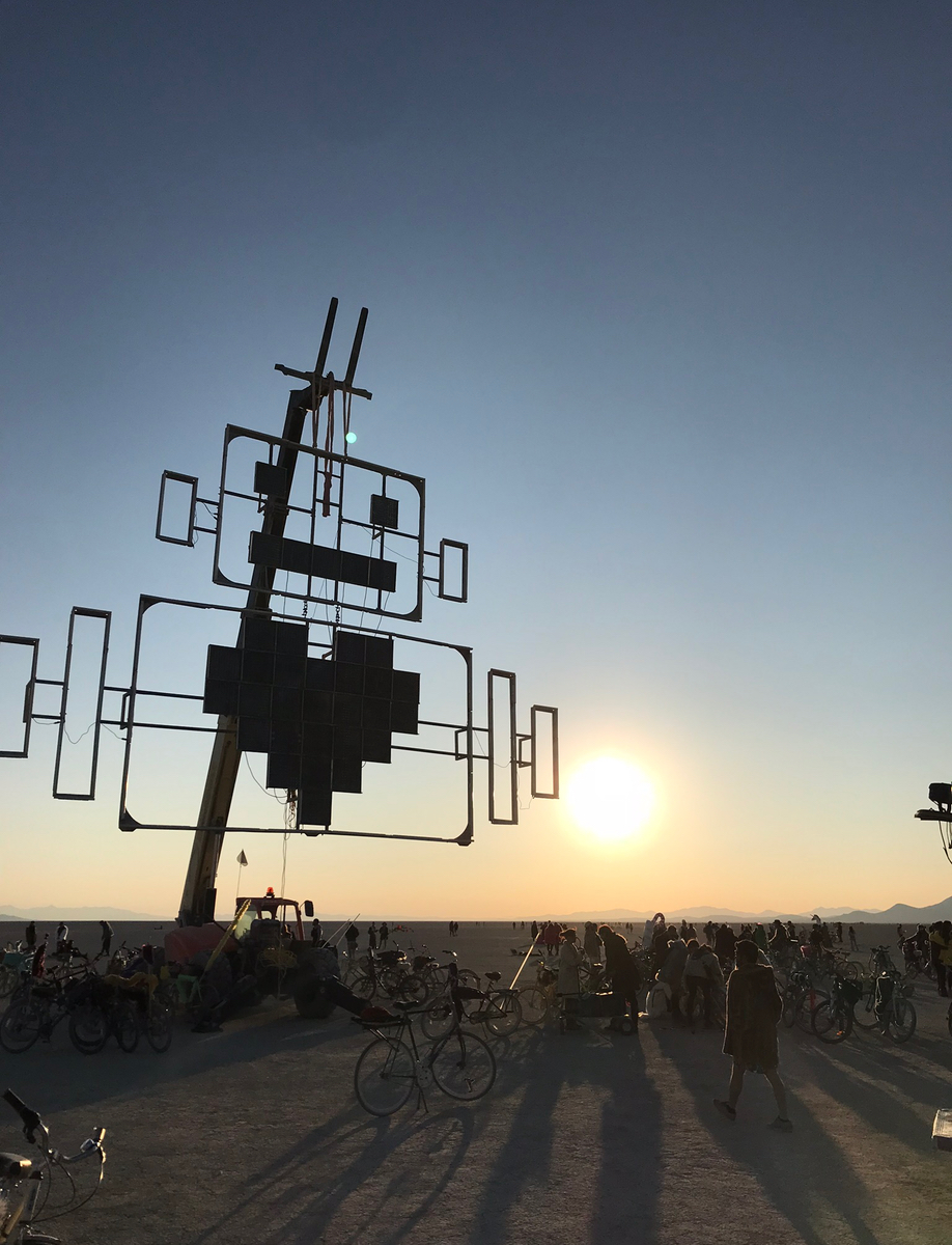 The architecture of Burning Man: