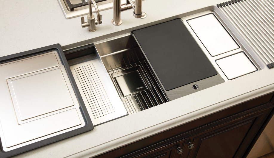 Contemporary Kitchen Sinks: Chef Centre XL by Franke