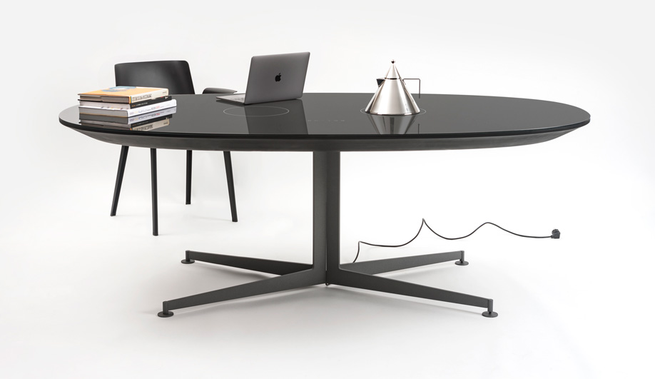 Office, Meet Kitchen: Kartell’s I-Table Can Be Used as a Workspace or Stovetop