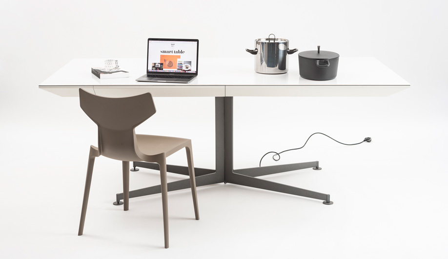 Kartell's Induction Table, the I-Table, is Both a Workspace and Stovetop
