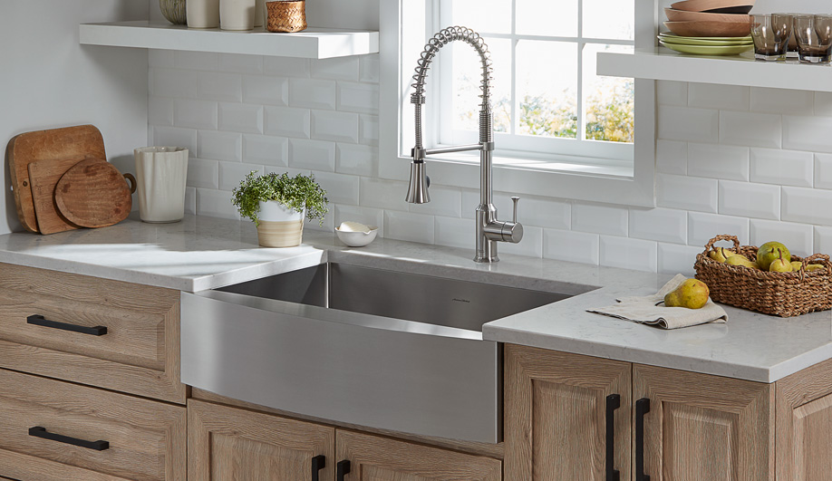 Contemporary Kitchen Sinks: Pekoe Apron Front by American Standard