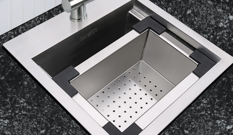 Contemporary Kitchen Sinks: Workstation by Ruvati